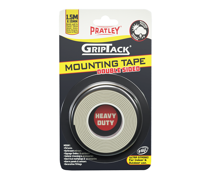Model_Image_Pratley GripTack® Double Sided Mounting Tape